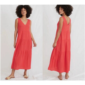 Marine Layer Red Maxi Dress